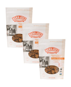 Nana Joes Granola Organic Cluster Peach and Cashew Butter blend, 3 pack