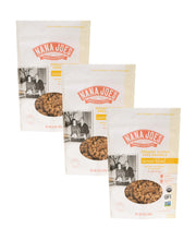 Load image into Gallery viewer, Three packages of Nana Joes Granola organic gluten-free granola on a white background
