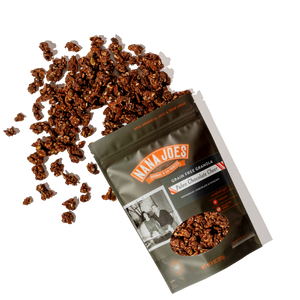 an open bag of Paleo Chocolate Cheer by Nana Joes Granola